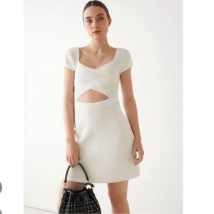 & Other Stories Criss Cross Knit Dress